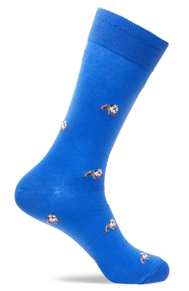 Mens Bulldog Patterned Socks