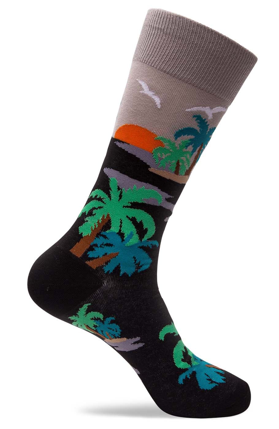 Mens Beach Novelty Dress Socks